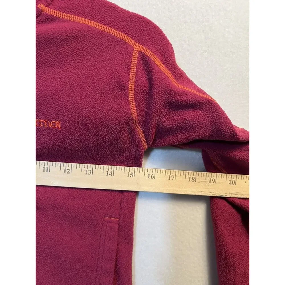 Marmot‎ Girls' Rocklin Hoodie Fleece Size Small Hot PINK